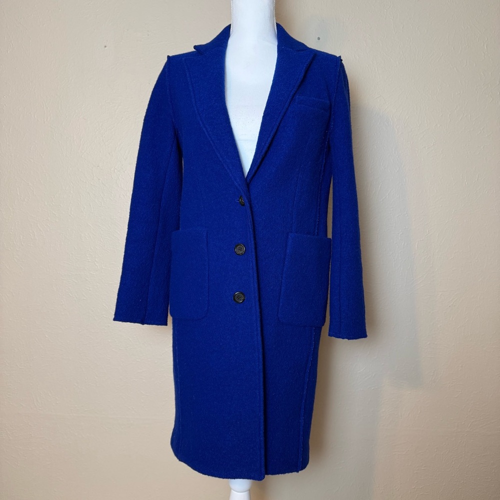 J. Crew Women’s Royal Blue Women's Italian Wool Coat
